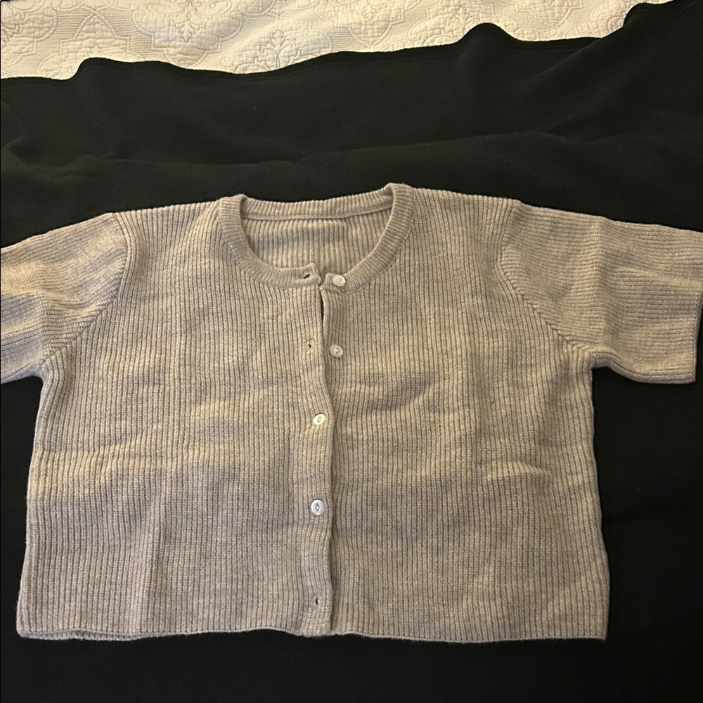 Stylish Kids Beige Cardigan Sweater